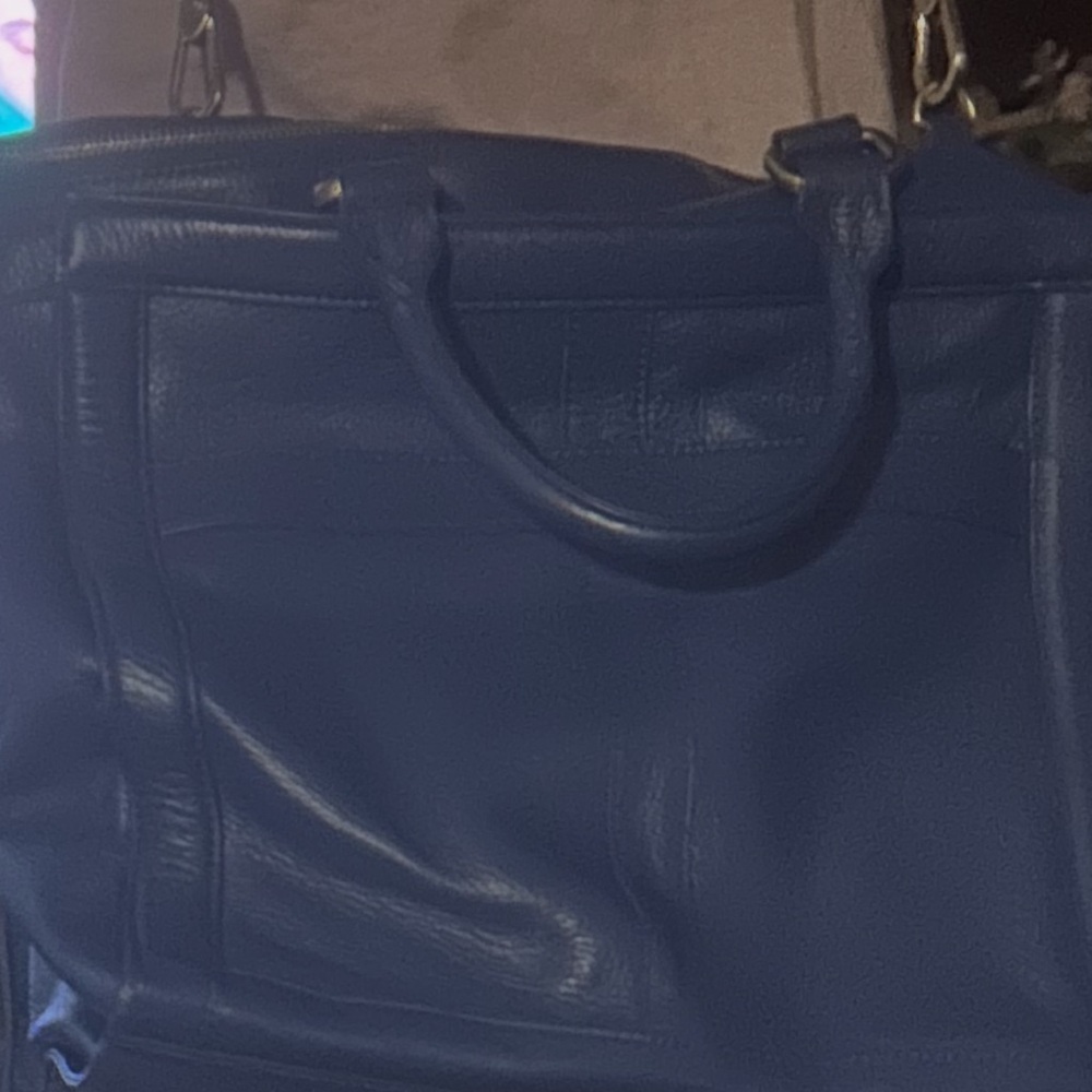 Blue Leather Women's Bag Isabella fiore - Picture 16 of 16